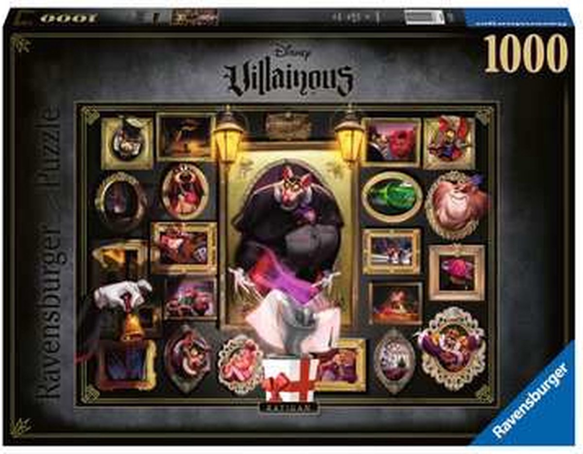 Puzzle Ravensburger Disney złoczyńca: Ratigan - układanka - 1000 elementów