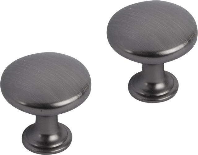 Differnz | meubelknop rond - bol | 30 mm | gun metal