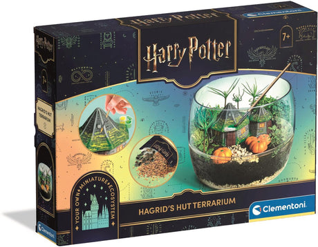Clementoni - terrarium Harry'ego Pottera - fantastyczna chatka Hagrida - zestaw do eksperymentów z roślinami - od 7 lat
