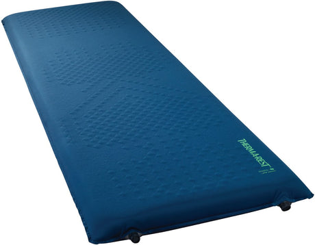 Duża mata do spania Therm-a-rest Basecamp - samopompująca - współczynnik r 6,0 - poseidon niebieski