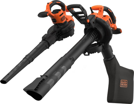 Dmuchawa do liści Black+decker 3000 W Odkurzacz ogrodowy 404 km h prędkość nadmuchu - beblv300sb-qs