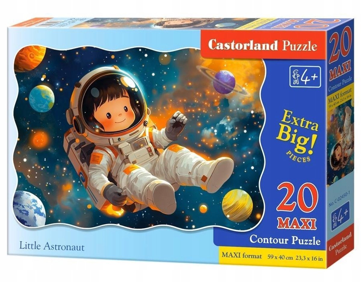 Maxi puzzle Castorland 20 elementów: mały astronauta
