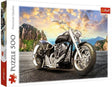 Puzzle Trefl czarny motocykl 500 elementów - zabawka.