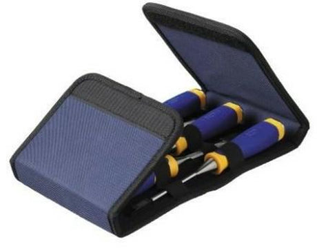 Irwin marples ms500 - platte houtbeitelset - 5 stuks - ergonomische protouch handgreep - staal