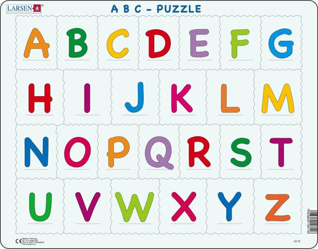 Puzzle Larsen do nauki czytania alfabetu, 26 elementów.