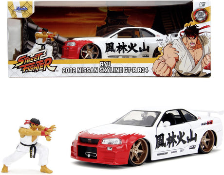 Zabawki Jada - Street Fighter - Nissan Skyline Gtr - od 8 lat - 1:24