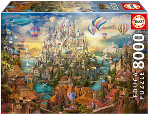 Educa - puzzle 8000 elementów - miasto marzeń - układanka