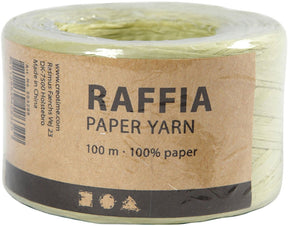 Creativ Company Paper Rafia Yarn Light Green, 100m