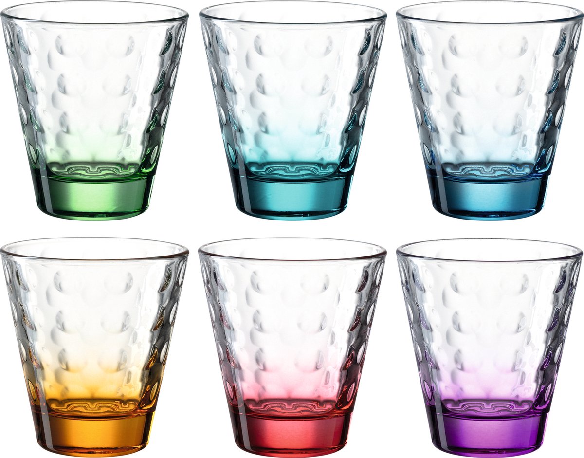 Okulary optyczne Leonardo różne 215ml - zestaw 6 sztuk