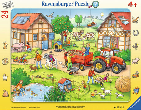 Puzzle Ravensburger Farma 24 elementy - puzzle edukacyjne dla dzieci.