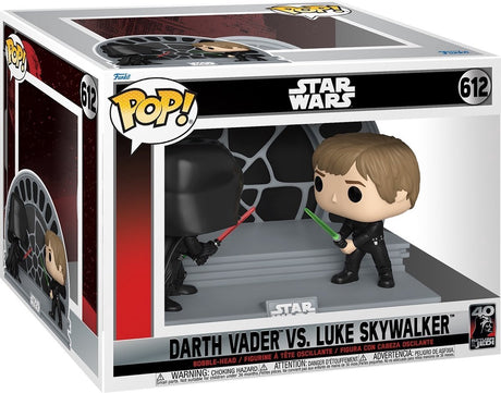 Funko popowy moment: Gwiezdne Wojny - Darth Vader kontra lalka Luke Skywalker #612
