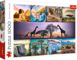 Trefl puzzle Afryka - 1000 elementów - układanka puzzli kolaż.