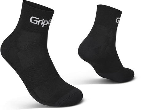 Gripgrab - letnie skarpetki rowerowe Ride z głębokim dekoltem 1 para krótkich skarpetek Coolmax - unisex - czarne