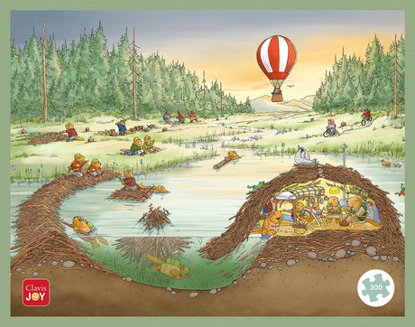 Puzzle Clavis witaj w domu, bobrze!