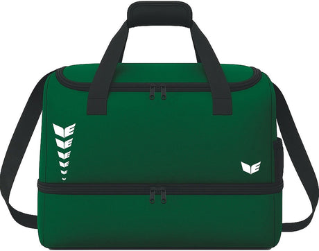 Erima intro line (size large) sporttas met bodemvak - smaragd | maat: l