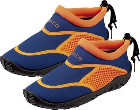 Buty do surfingu i wody Beco - dla dzieci - niebiesko-pomarańczowe - rozmiar 26