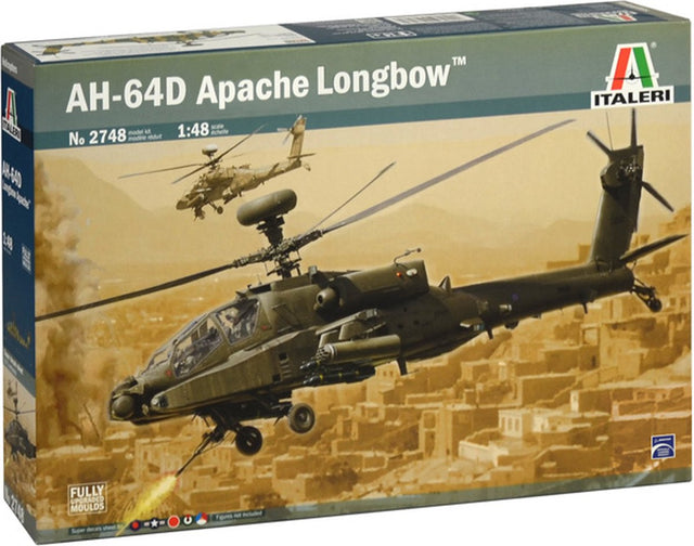 Italeri model kit samolot-2748 boeing ah-64d longbow Apache-plastikowy helikopter-1:48-modelarstwo