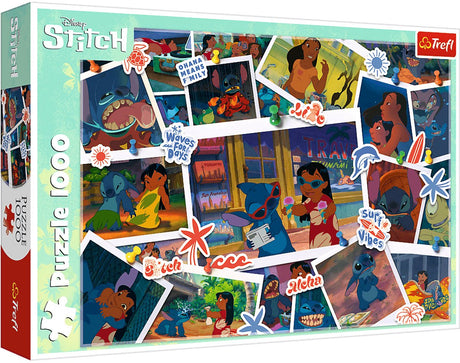 Puzzle Trefl Lilo i Stich słodkie wspomnienia - 1000 elementów Disney.