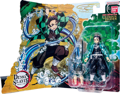Bandai - Ultimate Legends HD - figurka pogromcy demonów 12 cm - tanjiro kamado - oficjalnie licencjonowany pogromca demonów - figurka tanjiro - zabawka dla dzieci 4 lata i + - ve88961