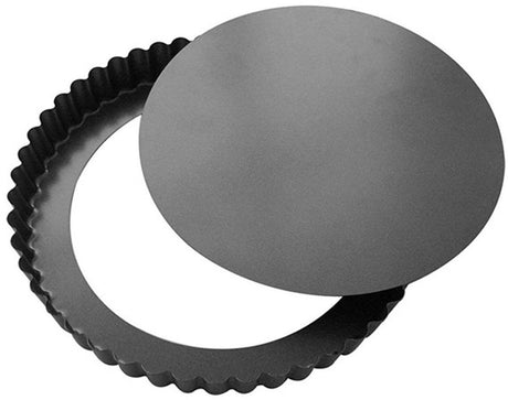 Debuyer wyjmowana, rowkowana okrągła forma do ciasta 28 cm - de Buyer - 4706.28