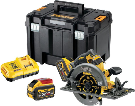 Piła tarczowa akumulatorowa Dewalt dcs579x2 190mm 54v xr flexvolt 9.0ah w tstak