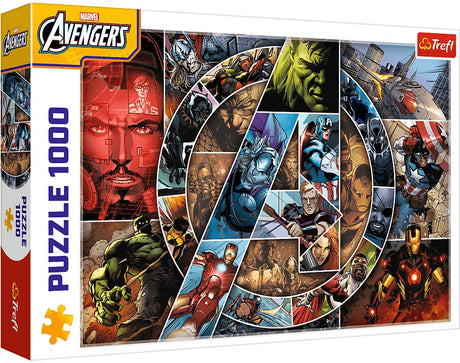 Puzzle Avengers Trefl - 1000 elementów Marvel Superbohaterowie.