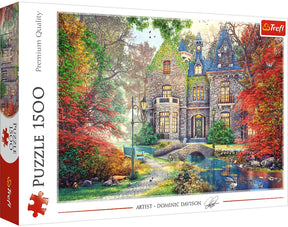 Puzzle Trefl Jesienny dwór - 1500 elementów puzzli dla dorosłych.