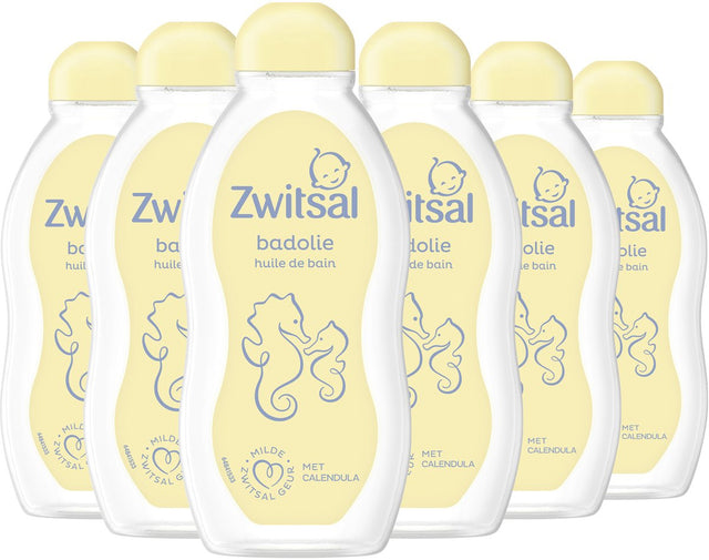 Zwitsal - badolie - baby - 6 x 200 ml