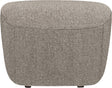 Vtwonen lofty hocker - polyester - naturel - 41x62x48