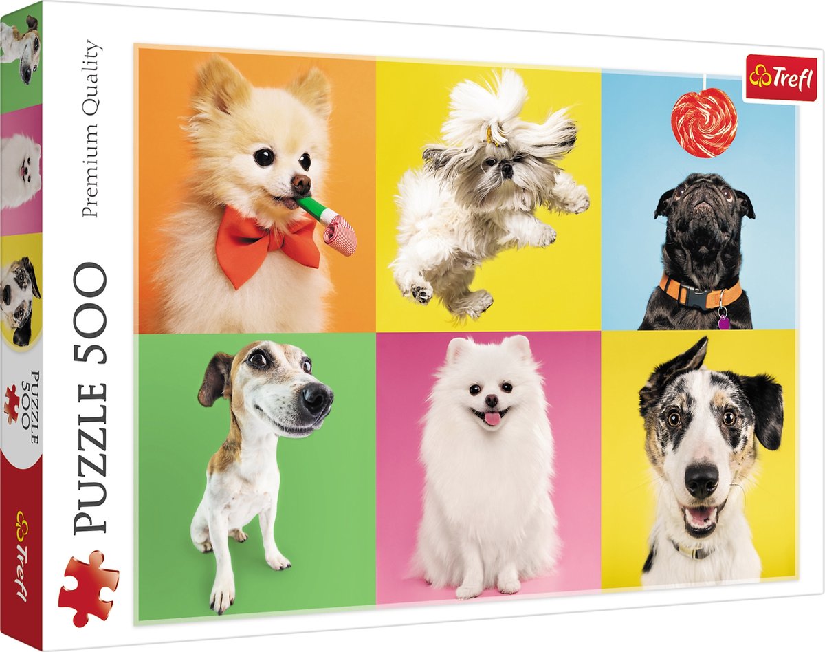 Puzzle z psami Trefl - 500 elementów