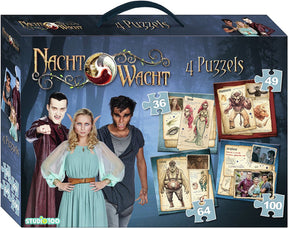 Puzzle Nocna Straż 4 w 1 - 36 49 64 100 elementów