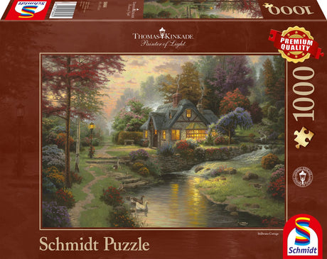 Schmidt - układanka - spokojny wieczorny nastrój - Thomas Kinkade - 1000 elementów - dorośli - od 12 lat