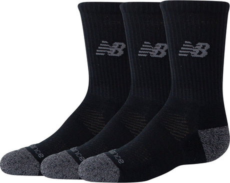New Balance Youth Active Crew skarpetki 3 pary skarpet sportowych unisex - czarne
