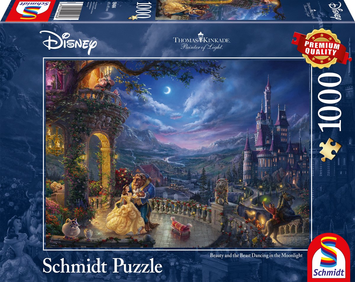 Puzzle Schmidt Disney Piękna i Bestia - 1000 elementów