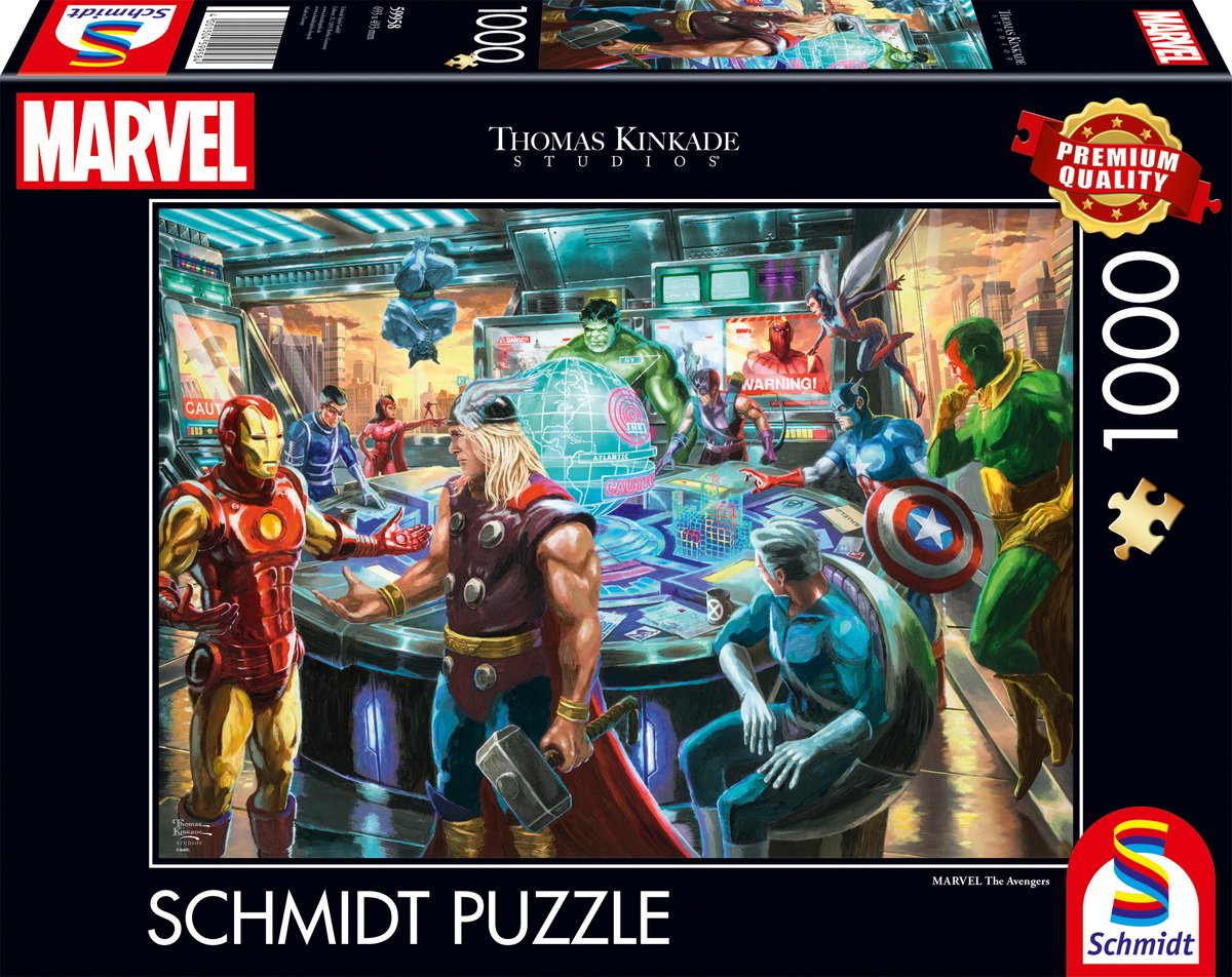 Schmidt - układanka - cud - mściciele - thomas kinkade studios - 1000 elementów - dorośli - od 12 lat