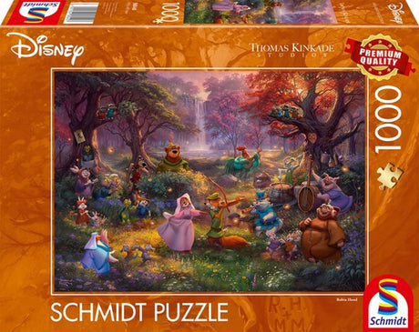 Puzzle Schmidta Disney Robin Hood 1000 elementów z kreskówek.