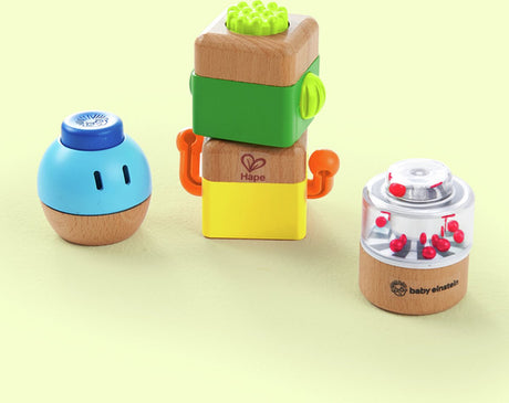 Hape bouwstenen four fundamentals hout