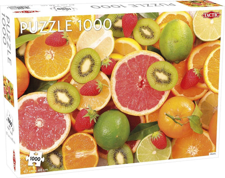 Specjalność dla miłośników puzzli taktycznych: owoce - 1000 sztuk