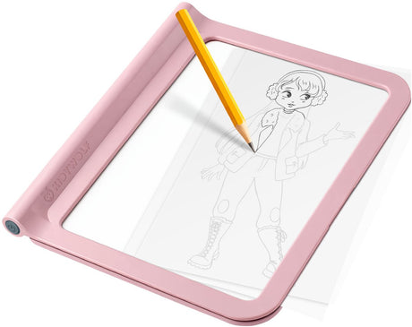 Kidywolf kidydraw pro fashion – podświetlany tablet do rysowania dla dzieci z dwustronnymi funkcjami nauki i kreatywności - 5+
