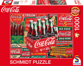 Puzzle Schmidta coca cola classic - układanka 1000 elementów.