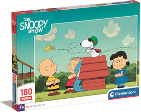 Puzzle Clementoni orzeszki ziemne snoopy, 180 elementów.