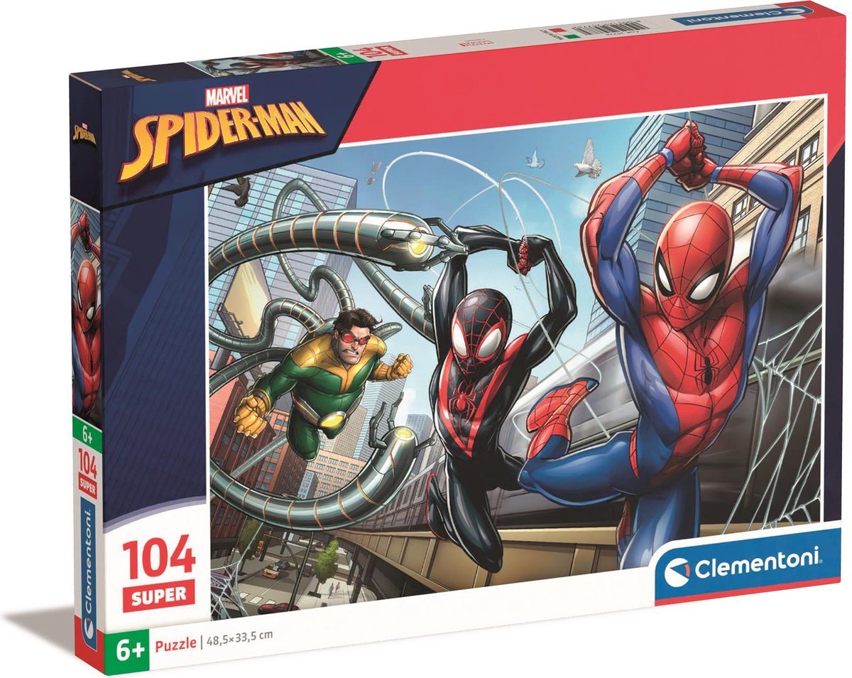 Clementoni - puzzle - 104 elementy - cud spidermana - puzzle dla dzieci - od 6 lat