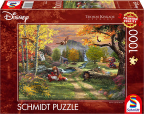 Zabawa Schmidta - Thomas Kinkade Studios - Disney Frank i Frey, 1000 sztuk