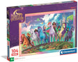 Clementoni - puzzle - 104 elementy - Akademia Jednorożców - super - od 4 lat