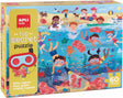 Apli kids - puzzle ściśle tajna plaża (60 elementów).