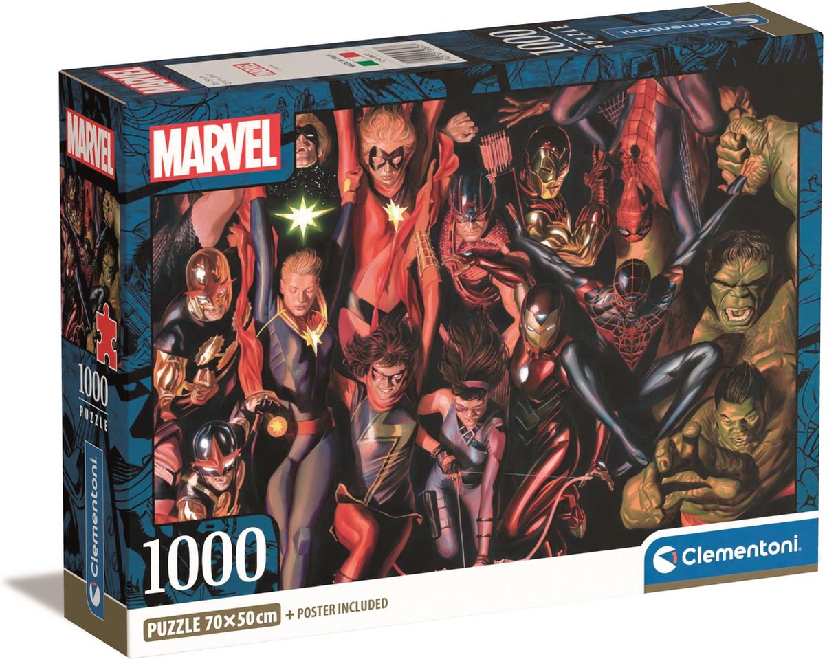 Clementoni - puzzle - 1000 elementów - cud - z plakatem