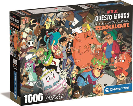 Clementoni - puzzle - 1000 elementów - zero wapnia - puzzle dla dorosłych
