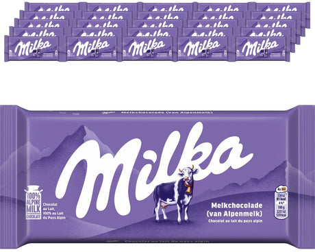 Pakiet przepływowy mleka alpejskiego Milka (25x 90gr)