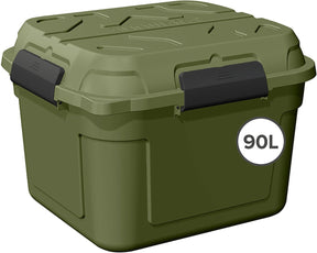 Wodoodporny pojemnik do przechowywania Sunware q-line z pokrywką 90 l - 60,1x53,1x42,5 cm