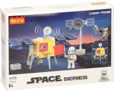 Zestaw konstrukcyjny Lobbes Toys BV Moon Mission, 117 elementów